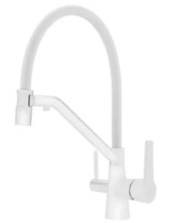 Смеситель для кухни Raglo R80.62.08 с подключением фильтра белый